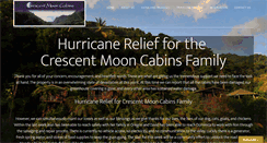 Desktop Screenshot of crescentmooncabins.com