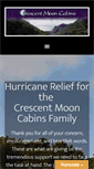 Mobile Screenshot of crescentmooncabins.com